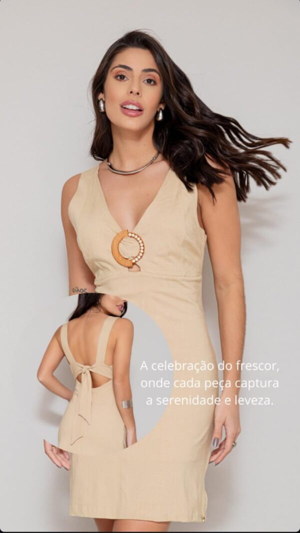 Vestido linho classico