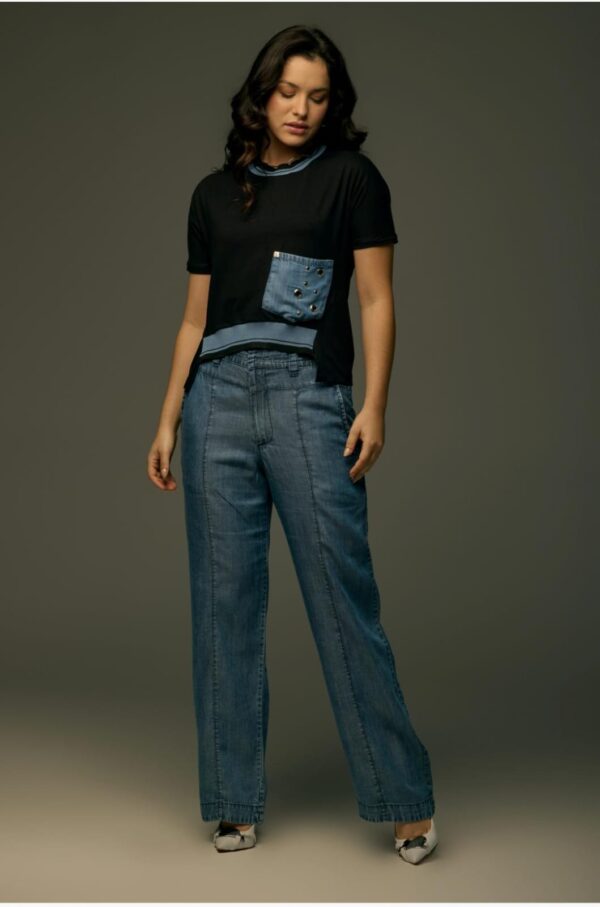 Blusa jeans tecel