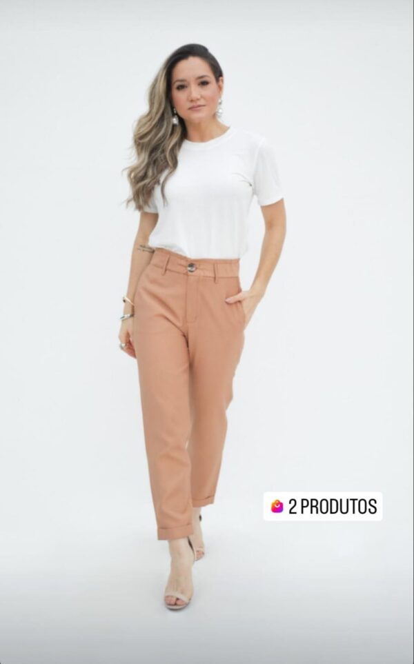 Calça Paty caramelo